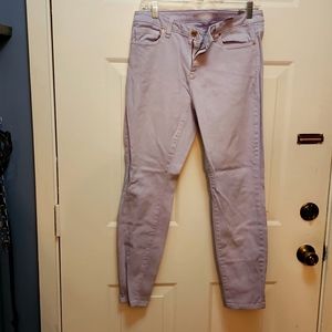 Michael Kors Lavender Izzy skinny jeans size 8